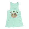 Bad Mo Pho Funny Women's Flowey Tank Top Mint | Funny Shirt from Famous In Real Life