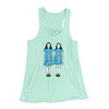 Grady Twins Women's Flowey Tank Top Mint | Funny Shirt from Famous In Real Life
