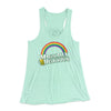 Magically Delicious Women's Flowey Tank Top Mint | Funny Shirt from Famous In Real Life
