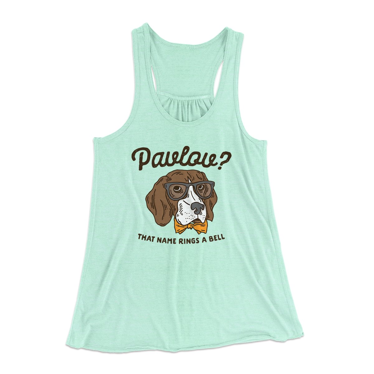 Pavlov's Dog Women's Flowey Tank Top | Funny Shirt from Famous In Real Life