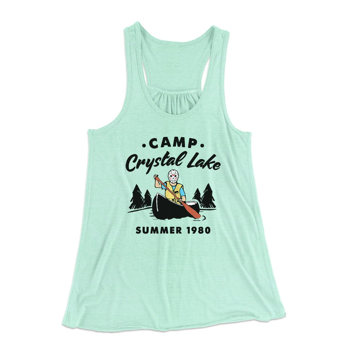 Camp Crystal Lake Women's Flowey Tank Top | Funny Shirt from Famous In Real Life