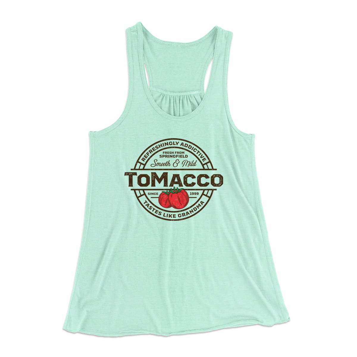 Tomacco Women's Flowey Tank Top | Funny Shirt from Famous In Real Life