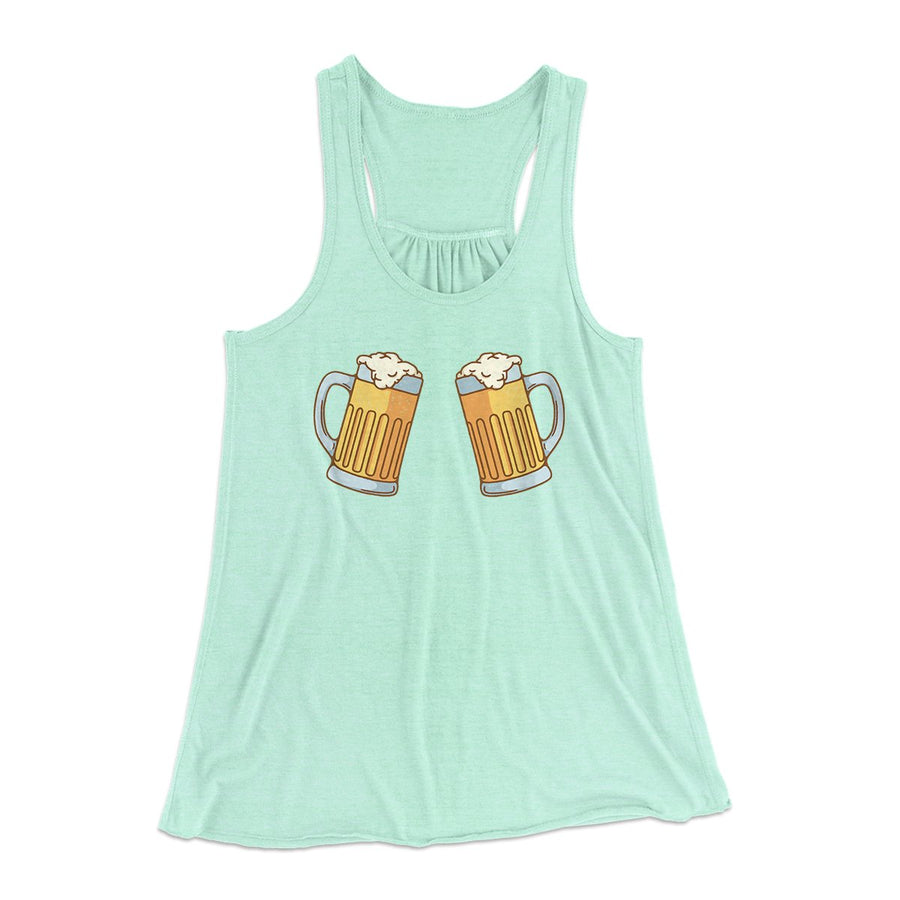 Beer Bra Women's Flowey Tank Top | Funny Shirt from Famous In Real Life