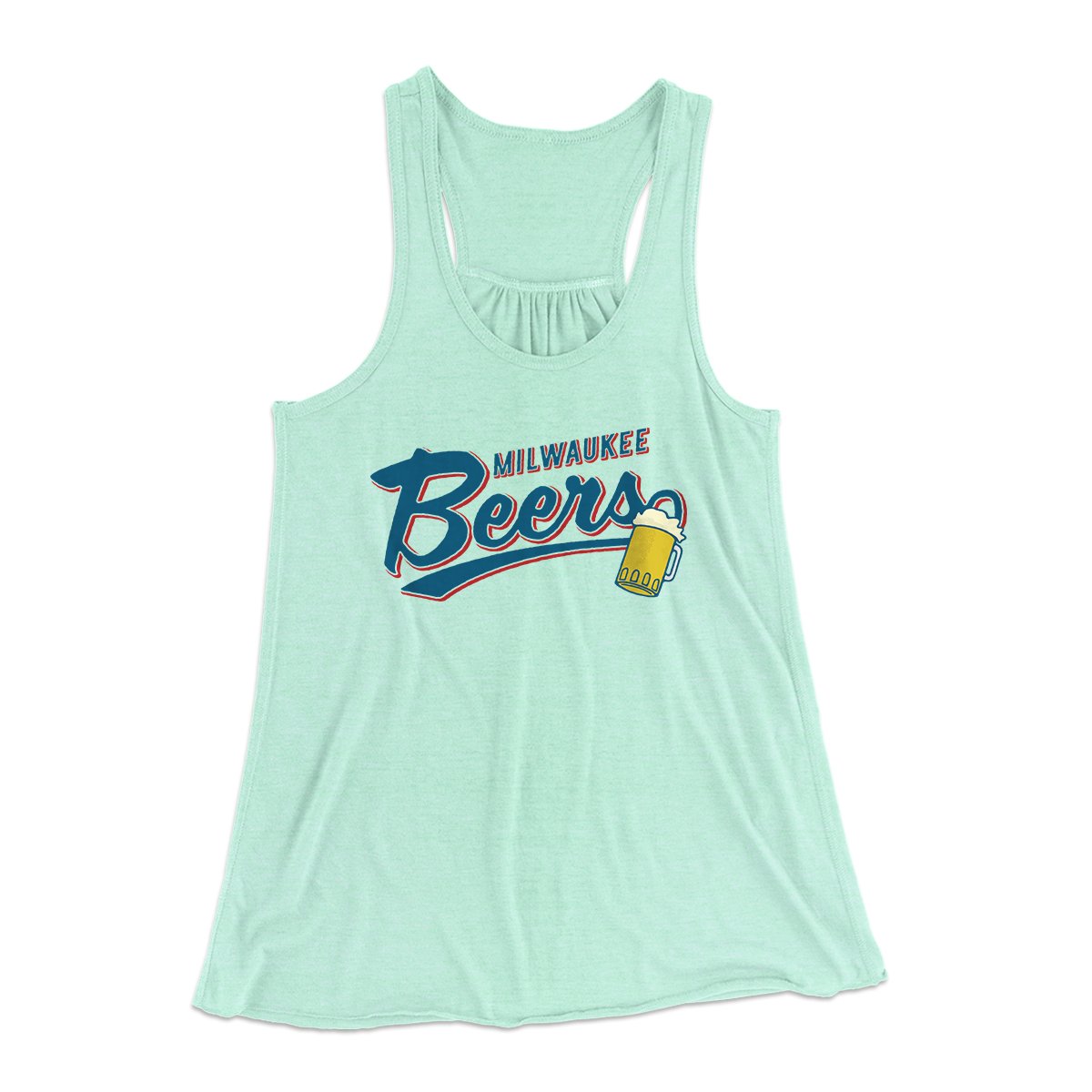 Milwaukee Beers Women's Flowey Tank Top | Funny Shirt from Famous In Real Life