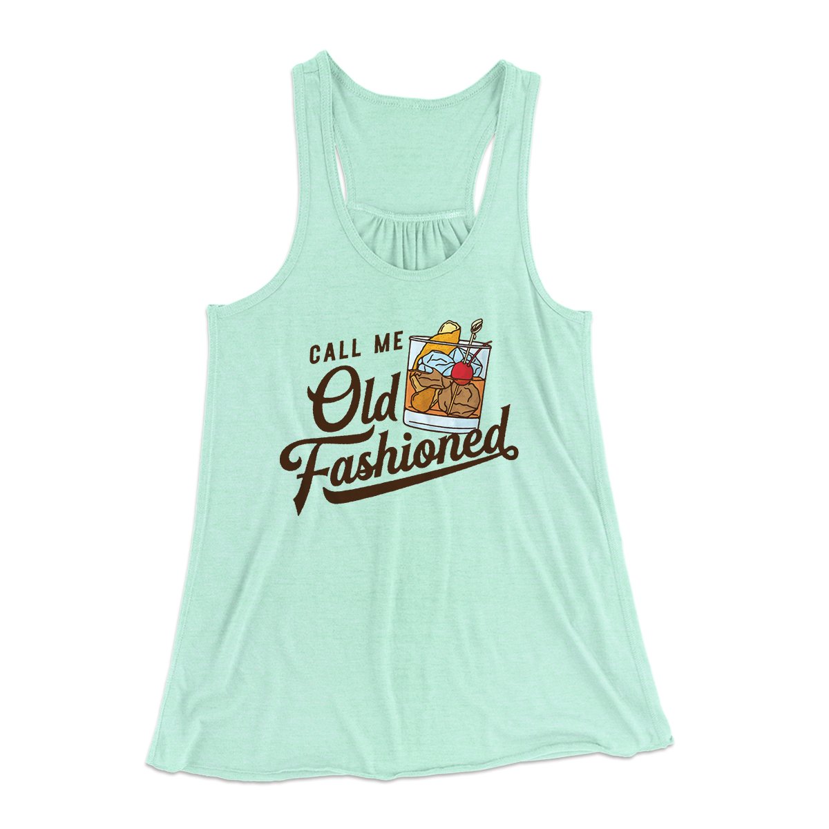 Call Me Old Fashioned Women's Flowey Tank Top | Funny Shirt from Famous In Real Life