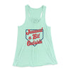 Just A Bit Outside Women's Flowey Tank Top Mint | Funny Shirt from Famous In Real Life