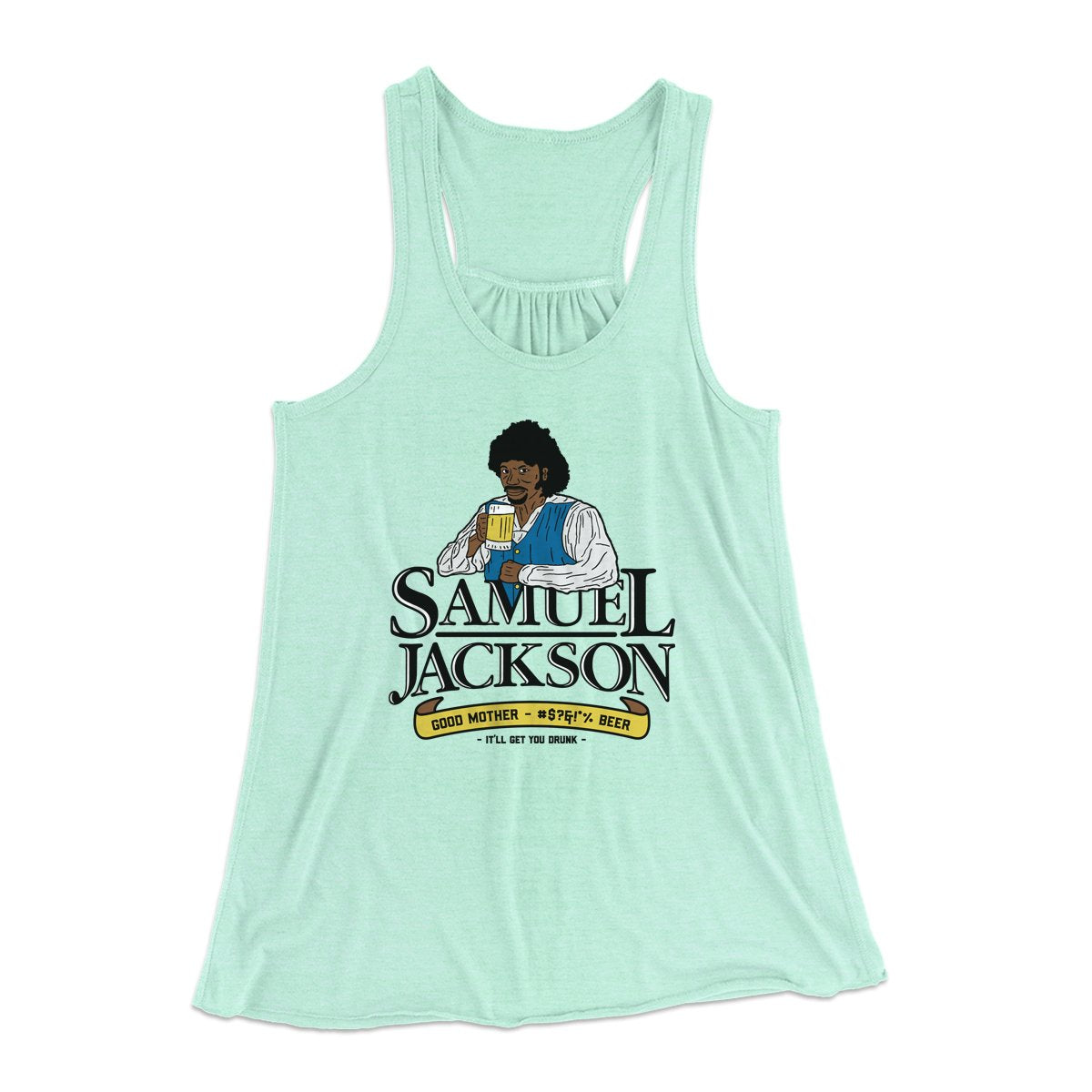 Samuel L. Jackson Women's Flowey Tank Top | Funny Shirt from Famous In Real Life