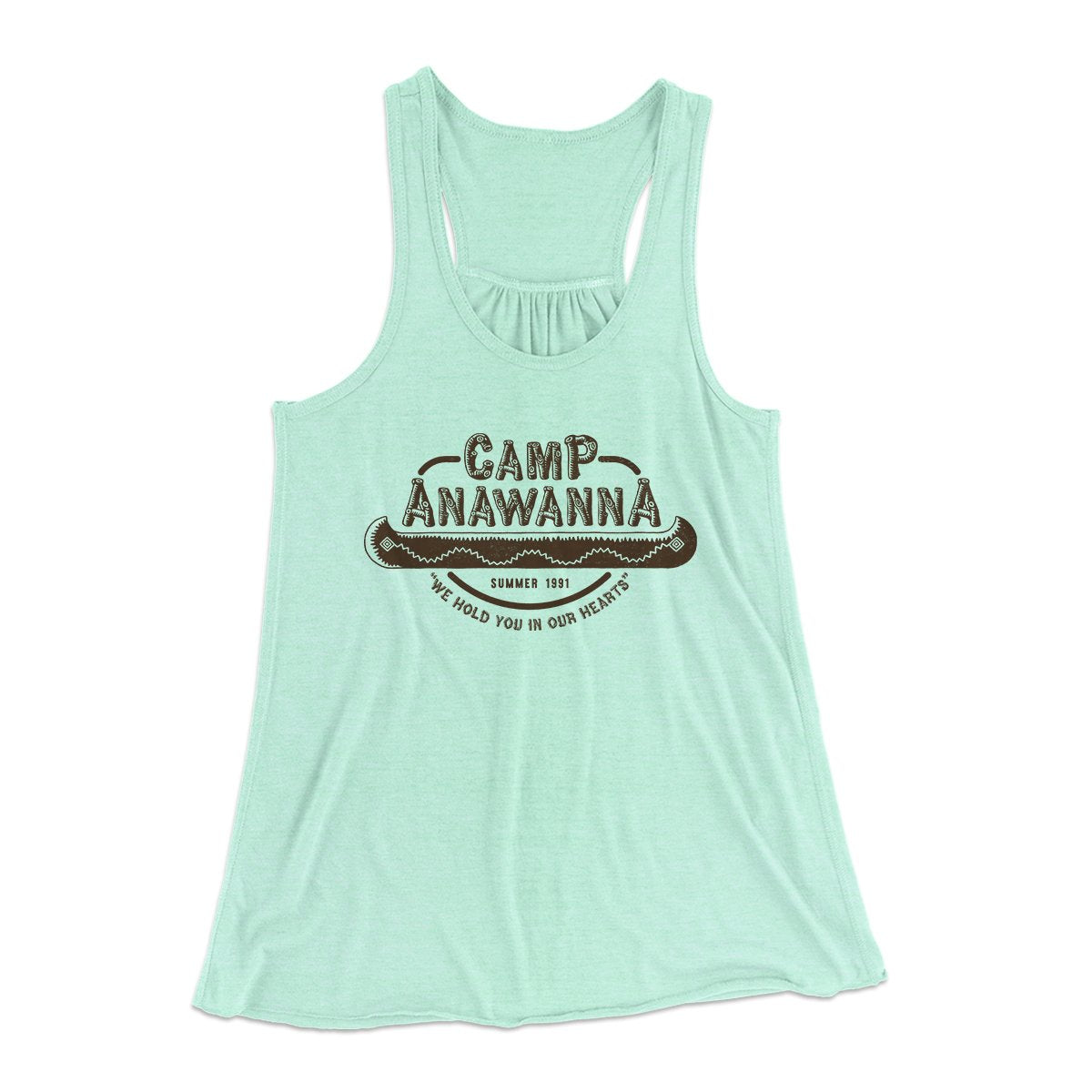 Camp Anawanna Women's Flowey Tank Top | Funny Shirt from Famous In Real Life