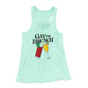 Gay for Brunch Women's Flowey Tank Top Mint | Funny Shirt from Famous In Real Life