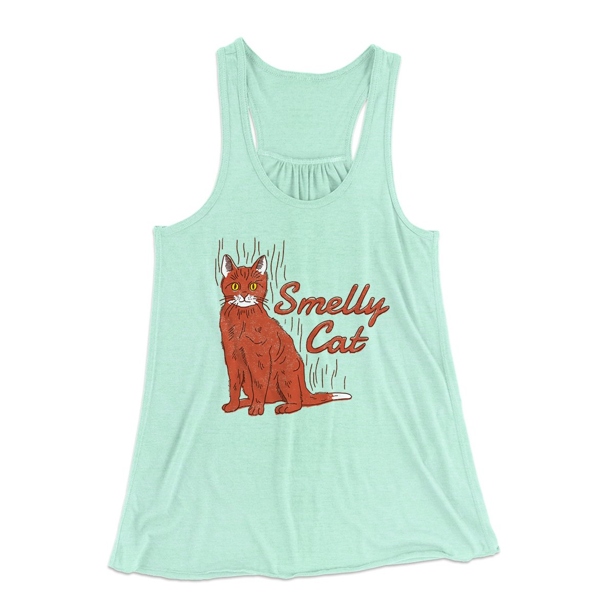 Smelly Cat Women's Flowey Tank Top | Funny Shirt from Famous In Real Life