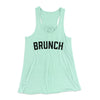 Brunch Women's Flowey Tank Top Mint | Funny Shirt from Famous In Real Life