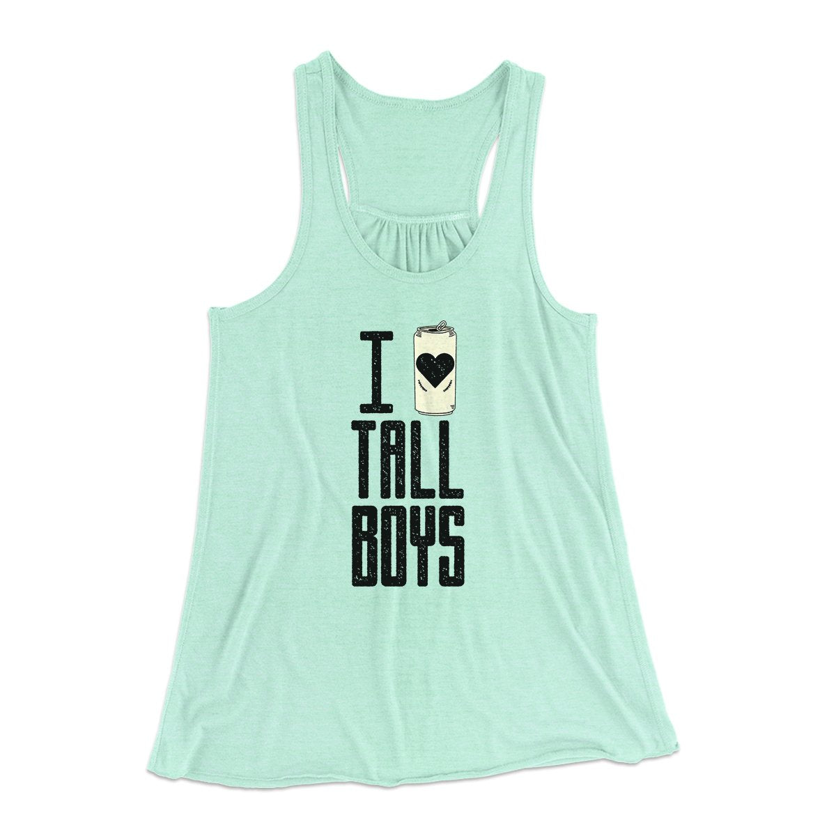 I Love Tall Boys Women's Flowey Tank Top | Funny Shirt from Famous In Real Life