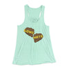 Love Hate Women's Flowey Tank Top Mint | Funny Shirt from Famous In Real Life