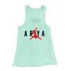 Air Arya Women's Flowey Tank Top Mint | Funny Shirt from Famous In Real Life