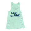 Tool Time Women's Flowey Tank Top Mint | Funny Shirt from Famous In Real Life