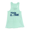Tool Time Women's Flowey Tank Top Mint | Funny Shirt from Famous In Real Life