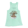 Send Noods Funny Women's Flowey Tank Top Mint | Funny Shirt from Famous In Real Life