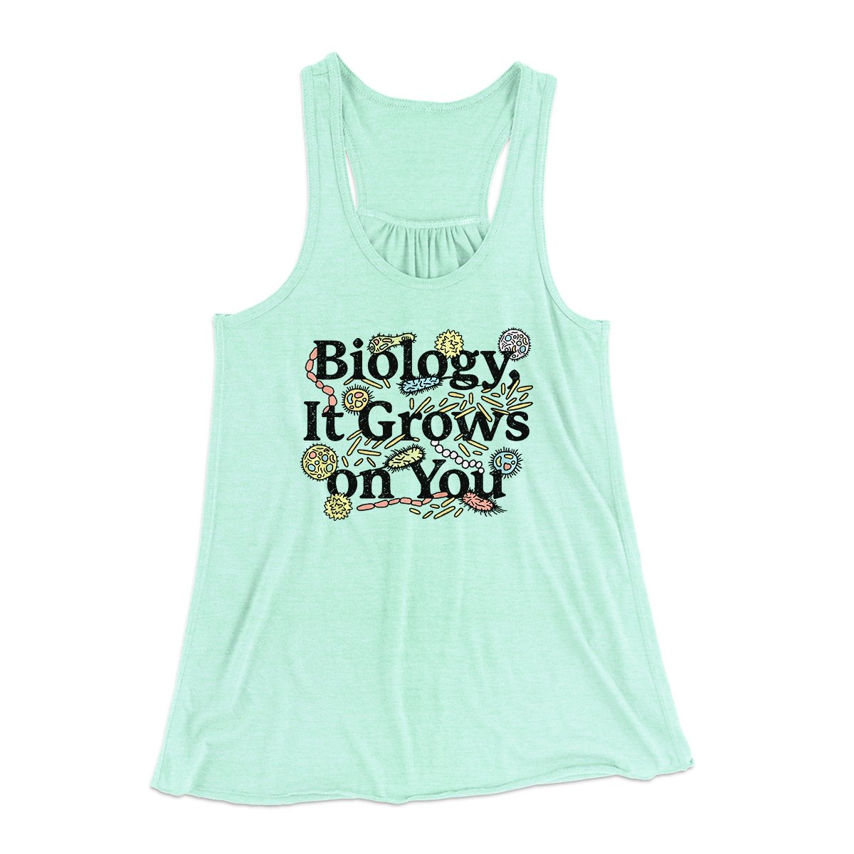 Biology: It Grows On You Women's Flowey Tank Top | Funny Shirt from Famous In Real Life