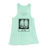 No Feet Women's Flowey Tank Top Mint | Funny Shirt from Famous In Real Life