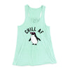 Chill AF Women's Flowey Tank Top Mint | Funny Shirt from Famous In Real Life