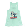 Home Run! Funny Women's Flowey Tank Top Mint | Funny Shirt from Famous In Real Life