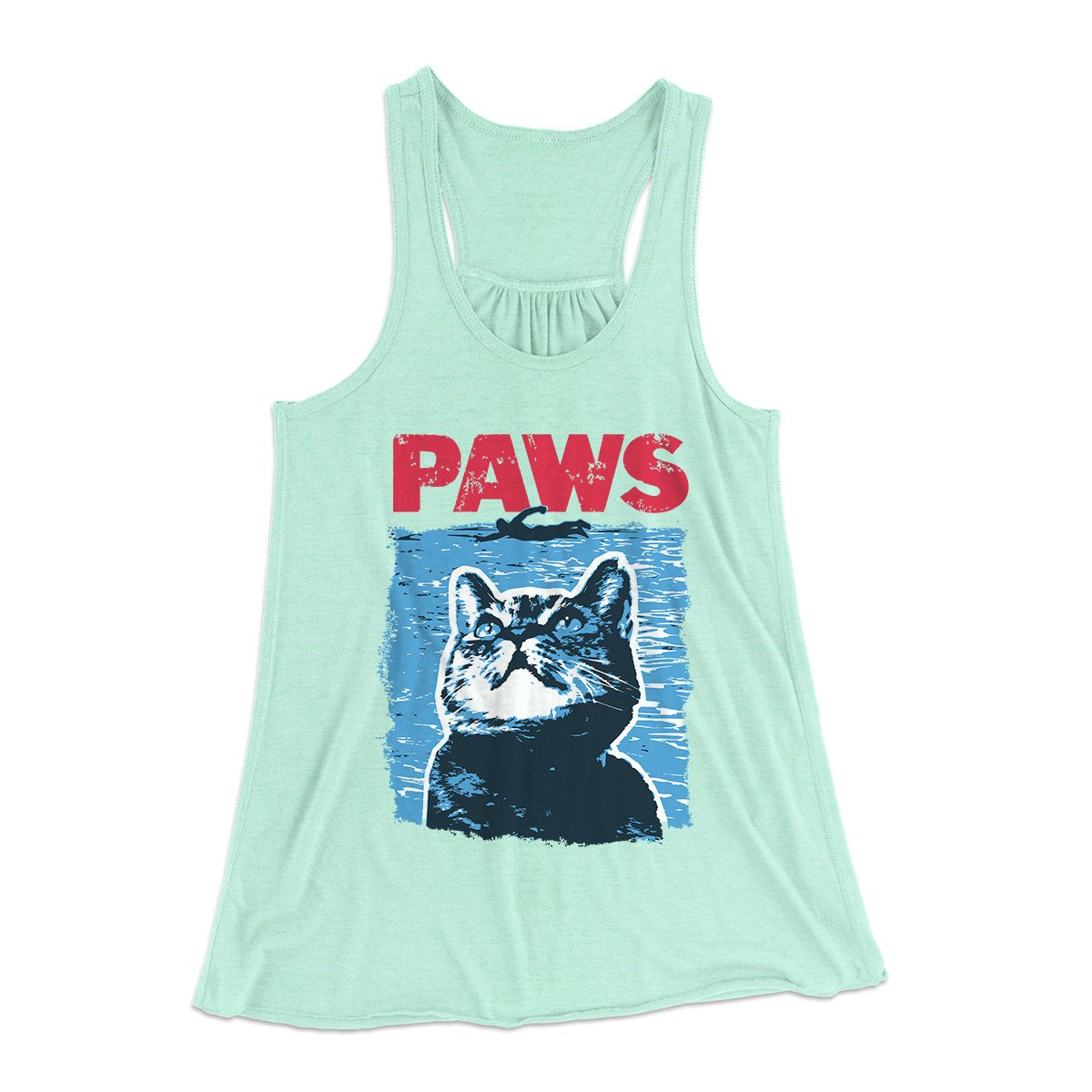 PAWS Women's Flowey Tank Top | Funny Shirt from Famous In Real Life
