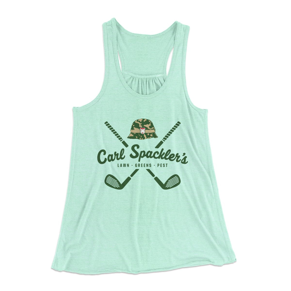 Carl Spackler's Groundskeeping Women's Flowey Tank Top | Funny Shirt from Famous In Real Life