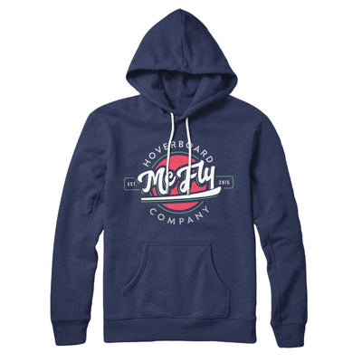 McFly Hoverboard Company Hoodie Navy | Funny Shirt from Famous In Real Life
