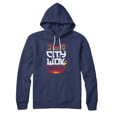 City Wok Hoodie Navy | Funny Shirt from Famous In Real Life