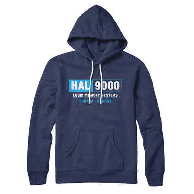 Hal 9000 Hoodie Navy | Funny Shirt from Famous In Real Life