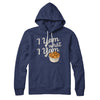 I Yam What I Yam Hoodie Navy | Funny Shirt from Famous In Real Life