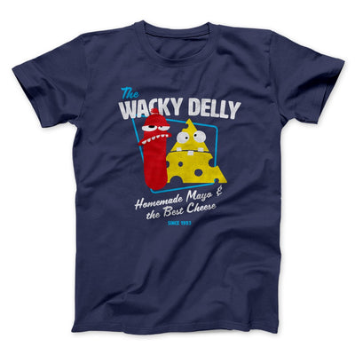 The Wacky Delly Men/Unisex T-Shirt Navy | Funny Shirt from Famous In Real Life