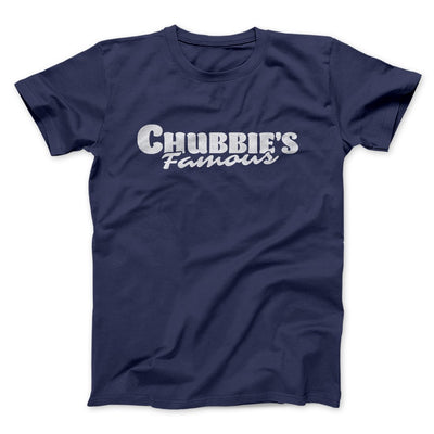 Chubbies Famous Men/Unisex T-Shirt Navy | Funny Shirt from Famous In Real Life