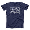Cooler Than the Other Side of the Pillow Men/Unisex T-Shirt Navy | Funny Shirt from Famous In Real Life