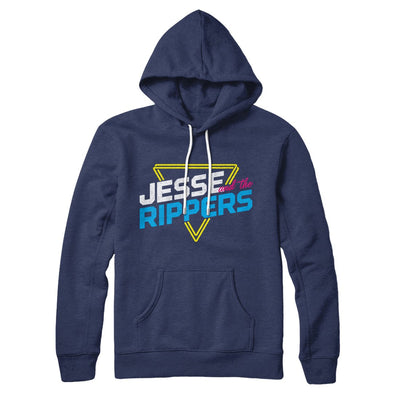 Jesse and the Rippers Famous Hoodie Navy | Funny Shirt from Famous In Real Life
