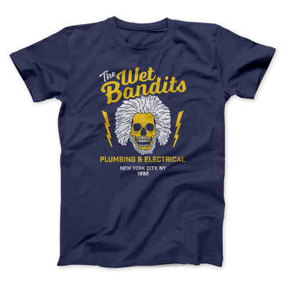 The Wet Bandits Funny Movie Men/Unisex T-Shirt Navy | Funny Shirt from Famous In Real Life