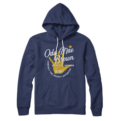 Oda Mae Brown Spiritual Advisor Hoodie Navy | Funny Shirt from Famous In Real Life