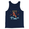 Aries Men/Unisex Tank Navy | Funny Shirt from Famous In Real Life
