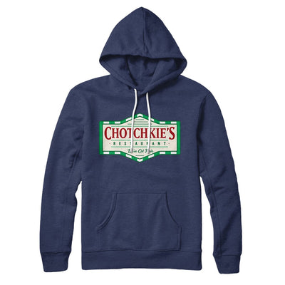 Chotchkie's Restaurant Hoodie Navy | Funny Shirt from Famous In Real Life