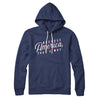 Because America, That's Why Hoodie Navy | Funny Shirt from Famous In Real Life