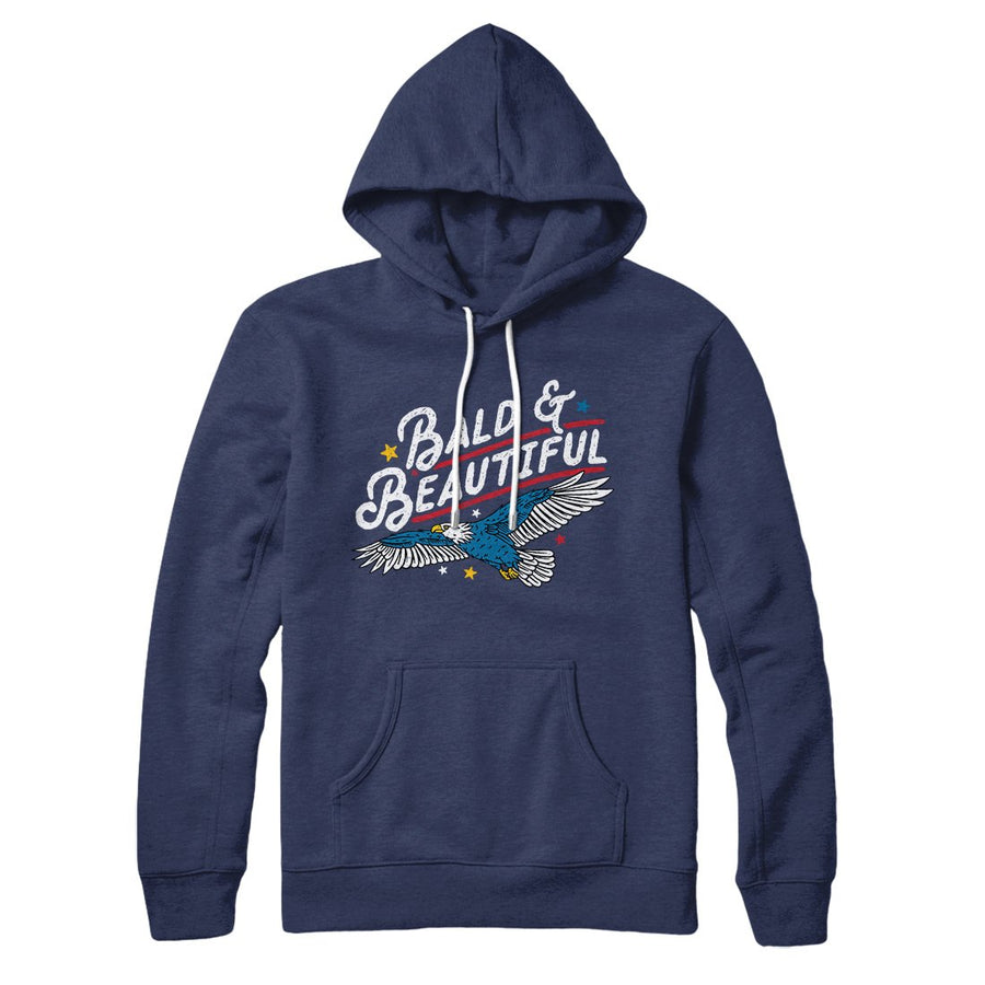 Bald & Beautiful Terry Hoodie | Funny Shirt from Famous In Real Life