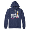 Stick Stickly Hoodie Navy | Funny Shirt from Famous In Real Life