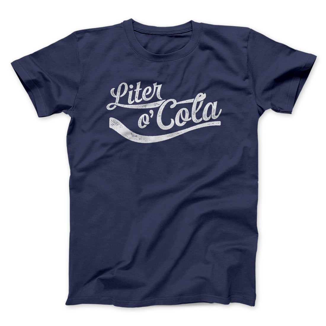Liter-O-Cola Funny Movie Men/Unisex T-Shirt Navy | Funny Shirt from Famous In Real Life