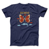 Gemini Men/Unisex T-Shirt Navy | Funny Shirt from Famous In Real Life