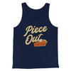 Piece Out Funny Thanksgiving Men/Unisex Tank Top Navy | Funny Shirt from Famous In Real Life