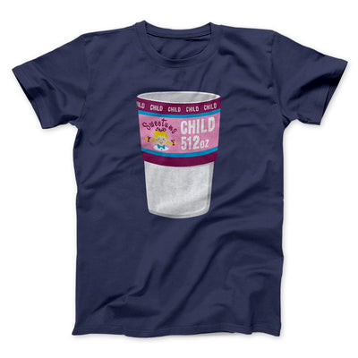 Sweetum's Child Size Soda Men/Unisex T-Shirt Navy | Funny Shirt from Famous In Real Life