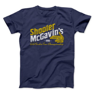 Shooter McGavin's Gold Jacket Tour Championship Funny Movie Men/Unisex T-Shirt Navy | Funny Shirt from Famous In Real Life