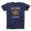 Hay King Funny Thanksgiving Men/Unisex T-Shirt Navy | Funny Shirt from Famous In Real Life