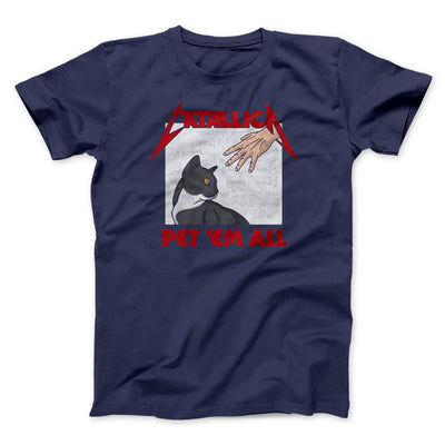 Catallica Men/Unisex T-Shirt Navy | Funny Shirt from Famous In Real Life