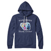 Handbook for the Recently Deceased Hoodie Navy | Funny Shirt from Famous In Real Life